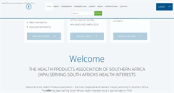 Desktop Screenshot of hpasa.co.za